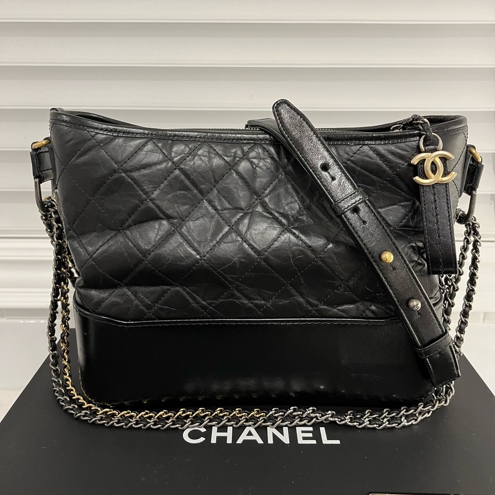 Authentic Chanel Gabrielle Medium Hobo Bag